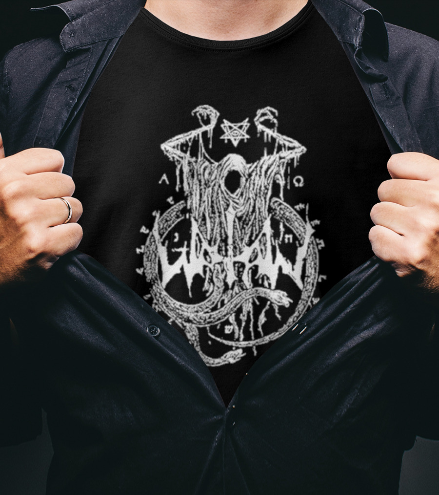 Watain Devil Snake Occult Symbols And Serpent T-Shirt