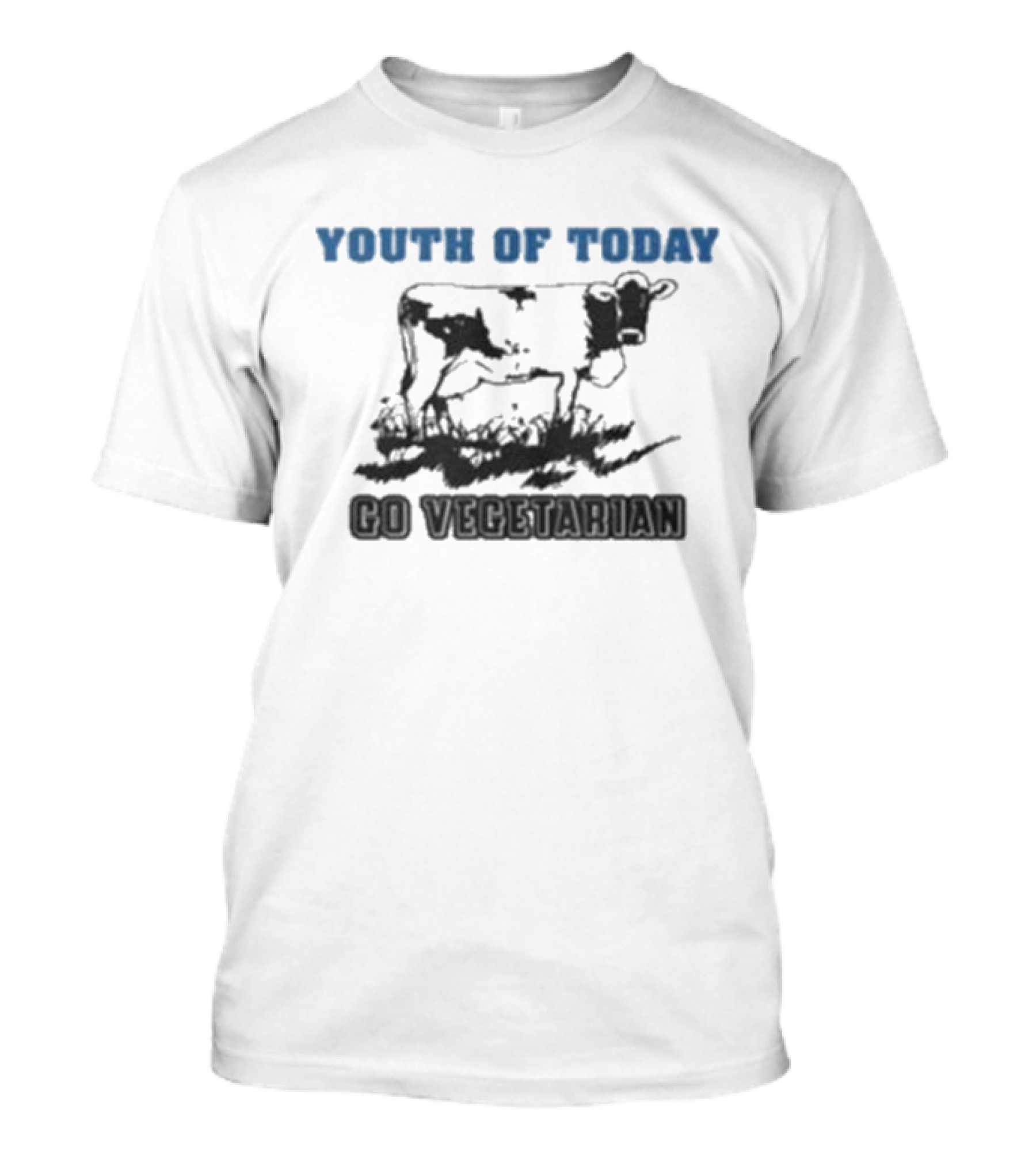 Youth Of Today Go Vegetarian Cow Advocate T-Shirt