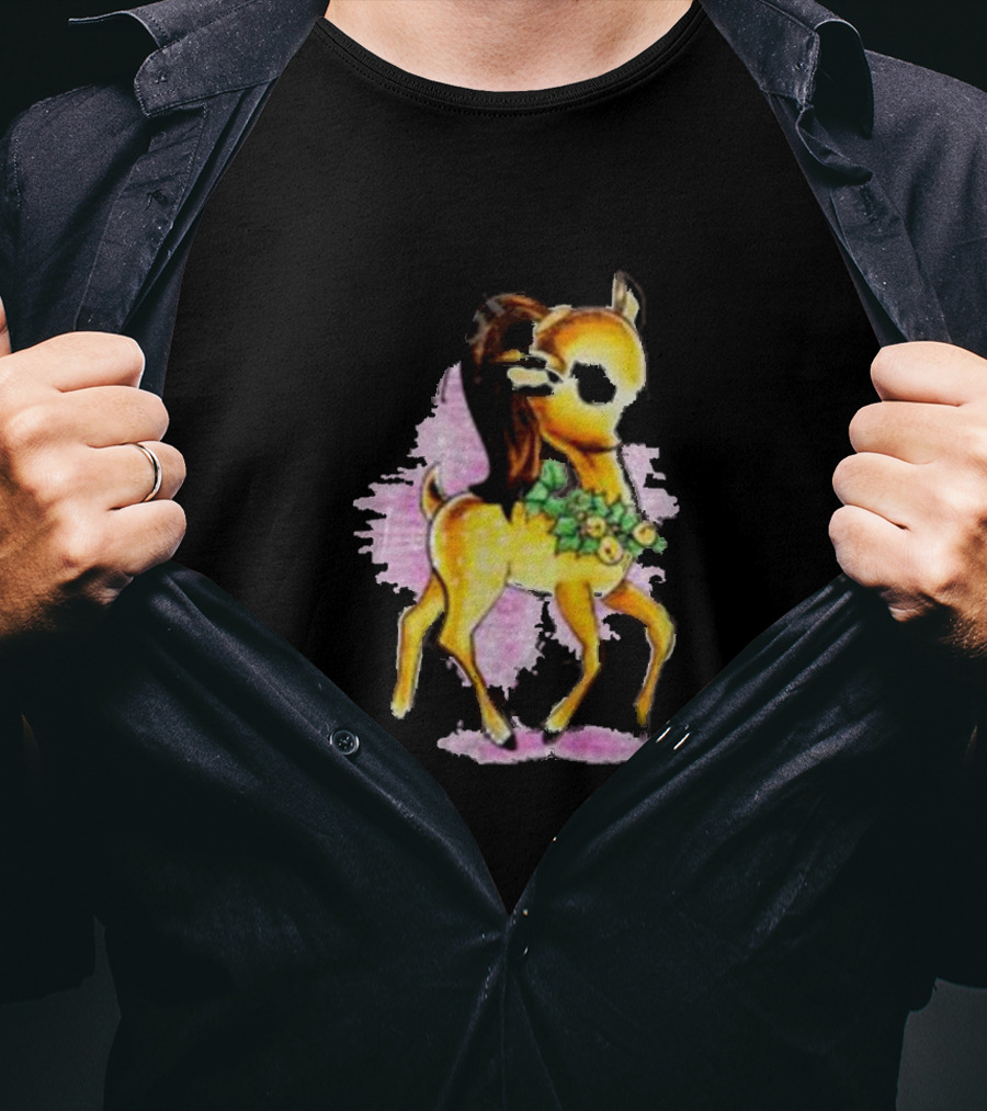 Ariana Grande Christmas And Chill Christmas Deer T-Shirt