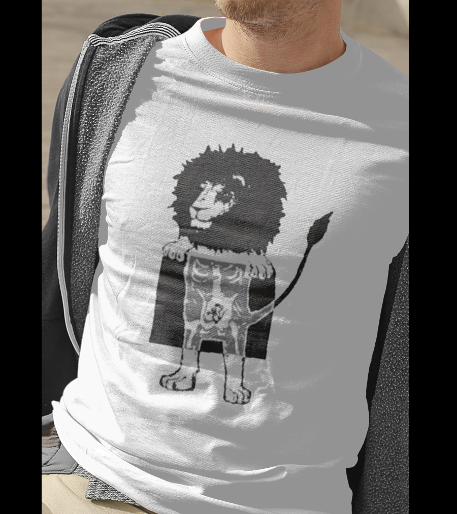 Lion Skeleton X-ray Body T-Shirt