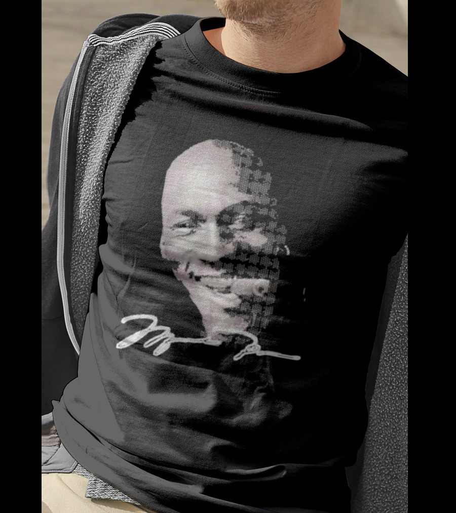 Michael Jordan Iconic Smile With Cigar Signature T-Shirt