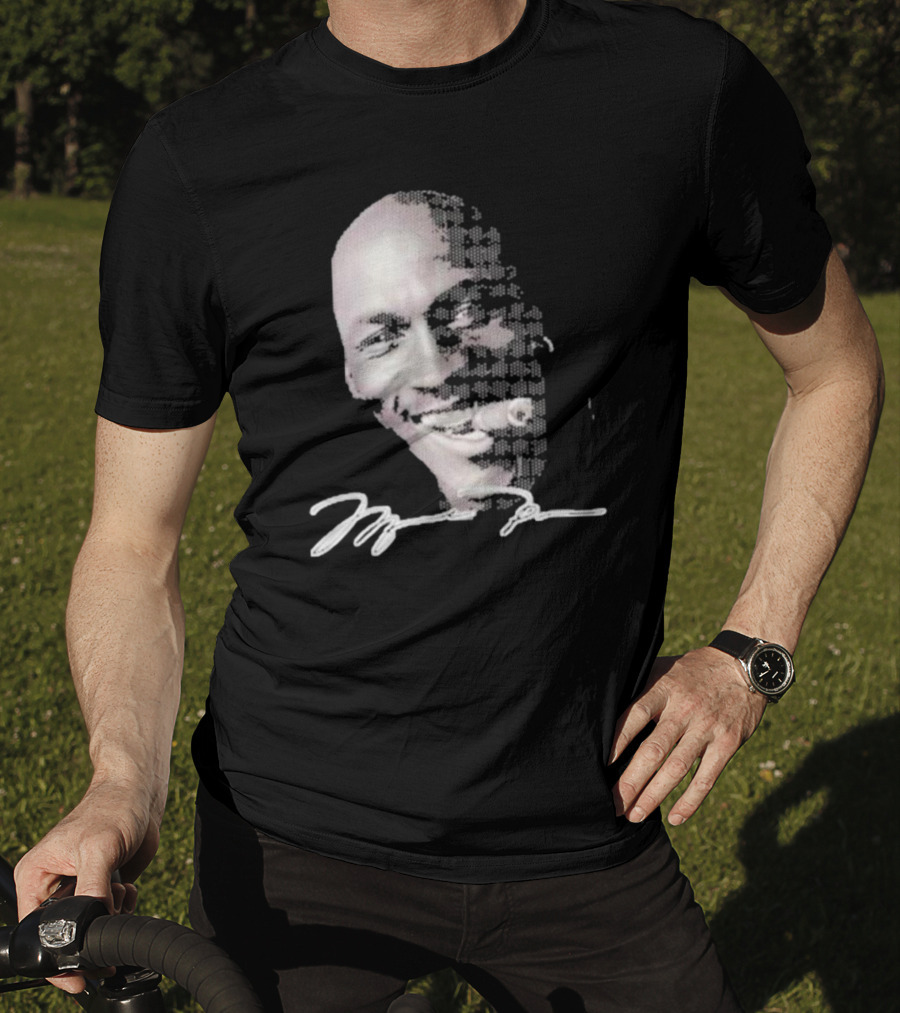 Michael Jordan Iconic Smile With Cigar Signature T-Shirt