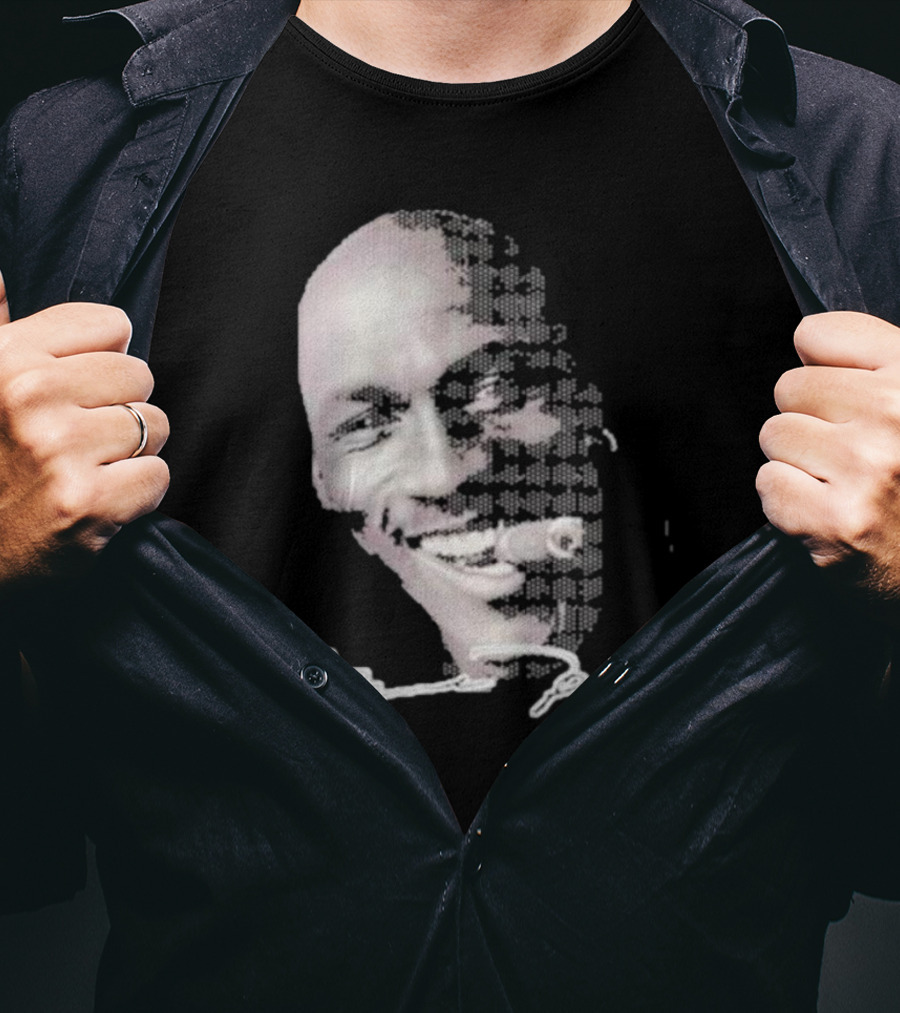 Michael Jordan Iconic Smile With Cigar Signature T-Shirt