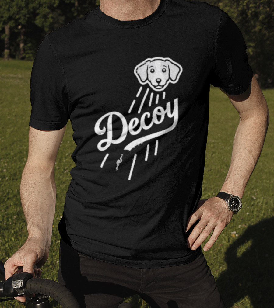 Decoy Rotowear Dog Head With Rays T-Shirt