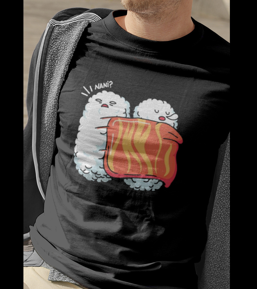 Nani Sleeping Sushi Rice Ball Blanket Surprise T-Shirt