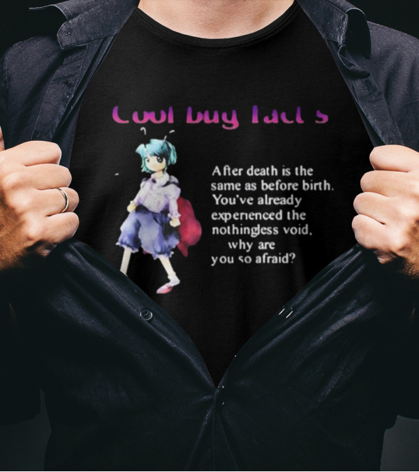 Cool Bug Fact's After Death Is The Same As Before Birth You've Already Experienced The Nothingless Void T-Shirt