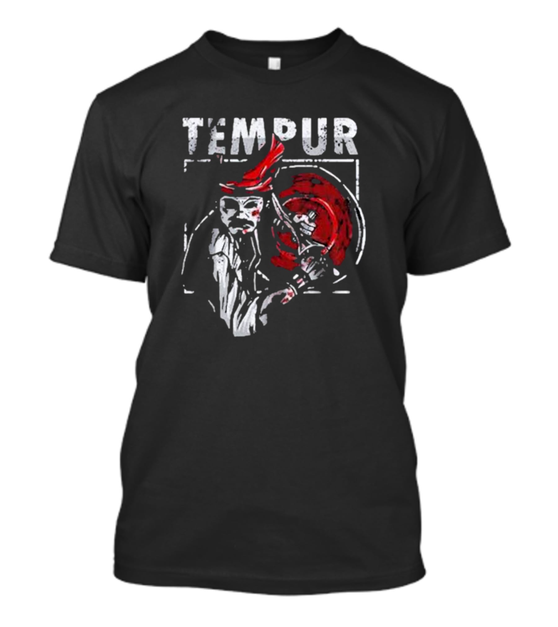 Tempur Tanah Melayu Warrior Axe And Shield T-Shirt