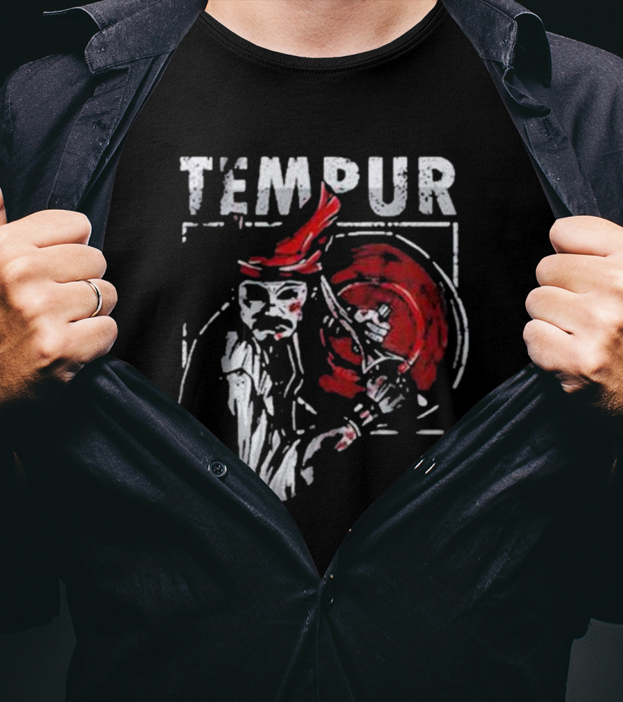 Tempur Tanah Melayu Warrior Axe And Shield T-Shirt
