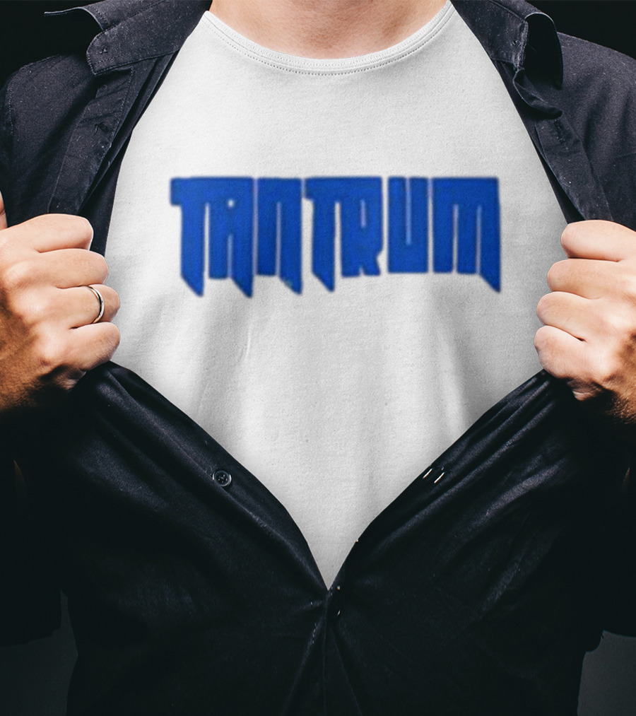 Waterparks Tantrum Blue Lettering T-Shirt