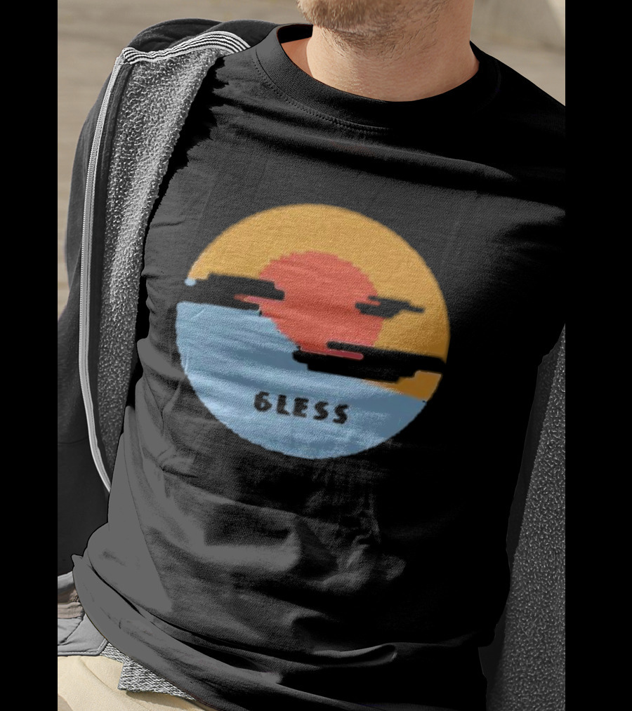 Pixel Sunset Six Less T-Shirt