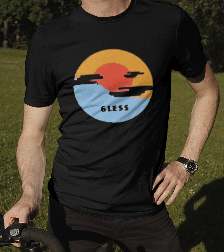 Pixel Sunset Six Less T-Shirt