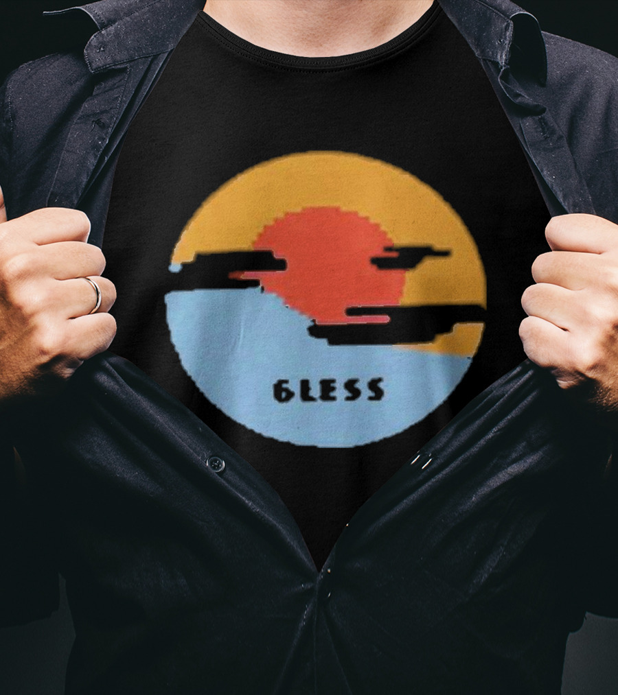 Pixel Sunset Six Less T-Shirt