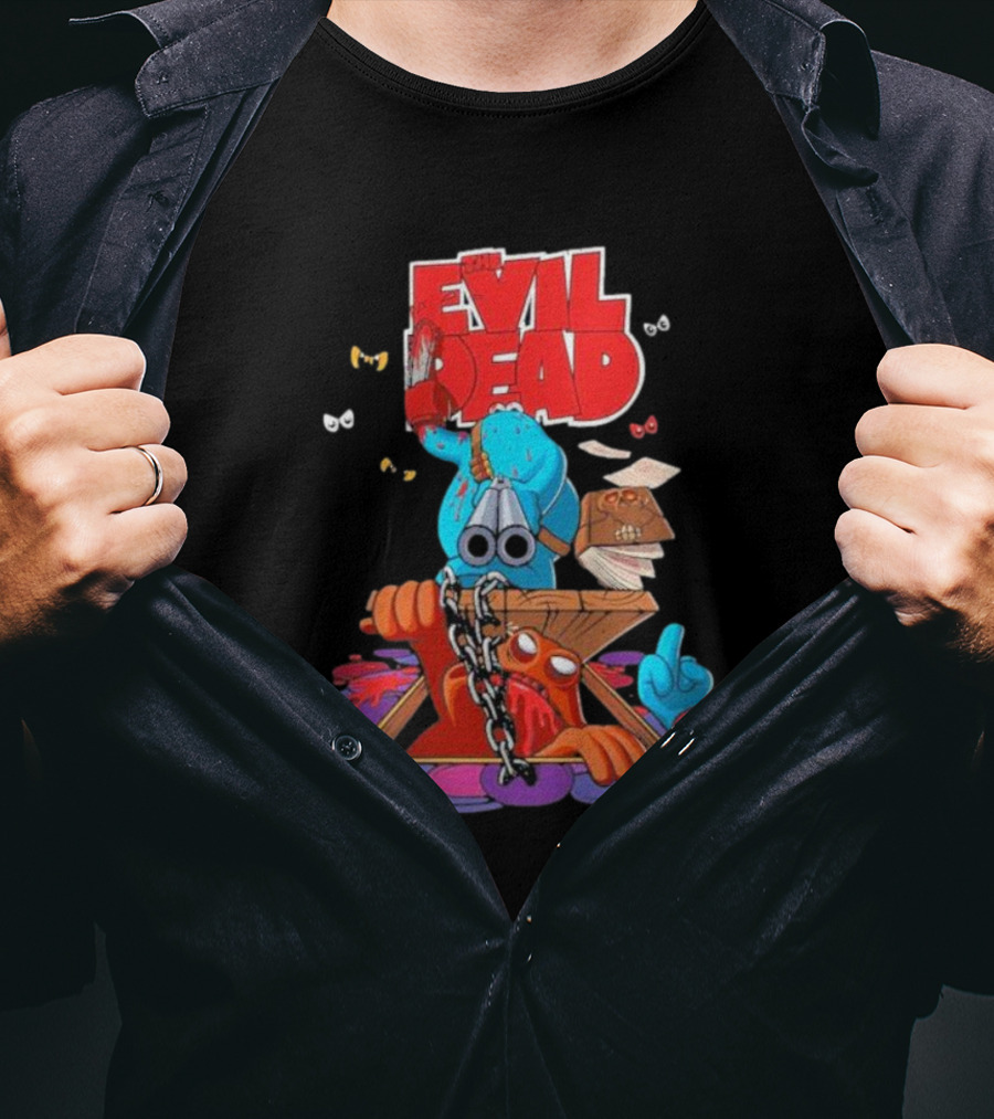 Evil Dead Deadites Trapdoor Comic T-Shirt