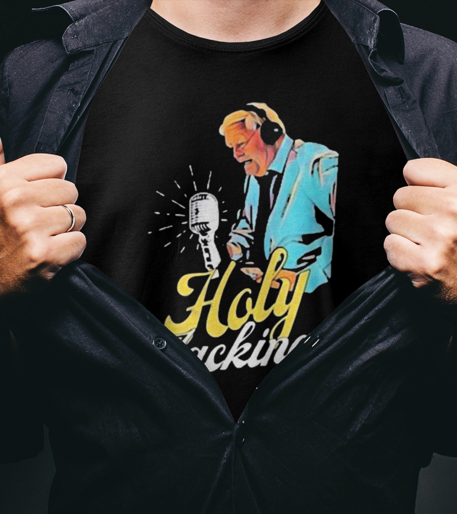 Quality Joe Bowen Holy Mackinaw Broadcasting Legend T-Shirt