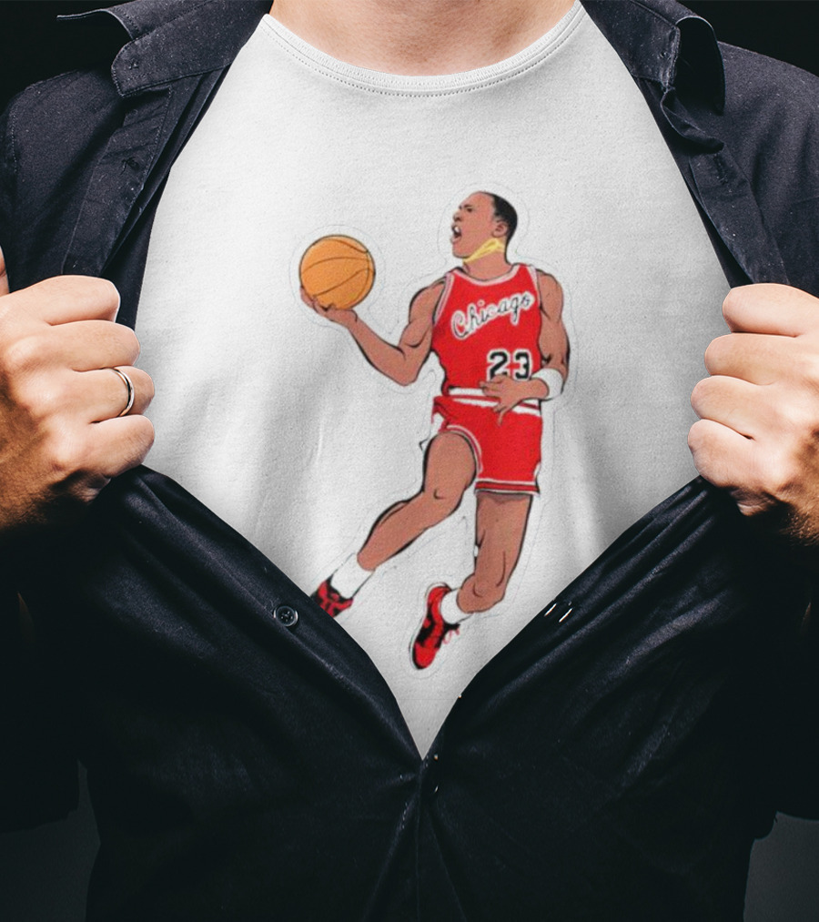 Slam Dunk From The Goat Chicago 23 Basketball Legend T-Shirt