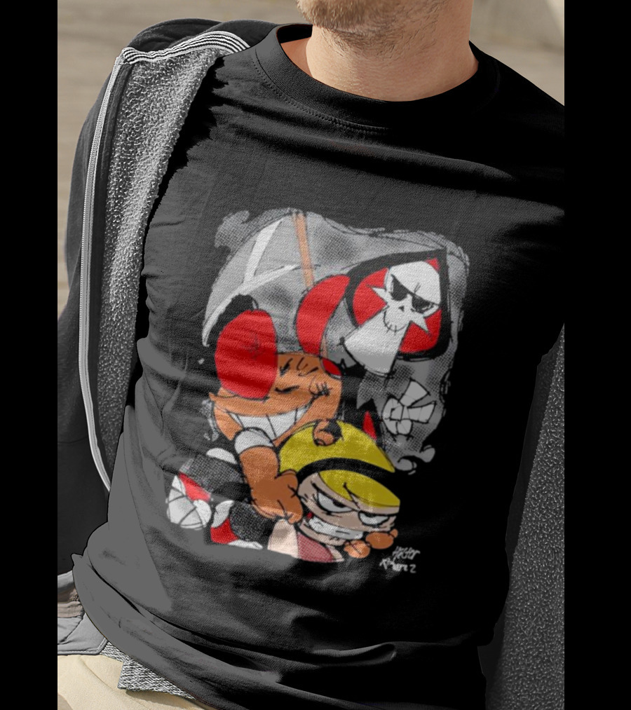 Grim Adventures Billy Mandy Cartoon Network Fan Art Freddy Ramirez T-Shirt