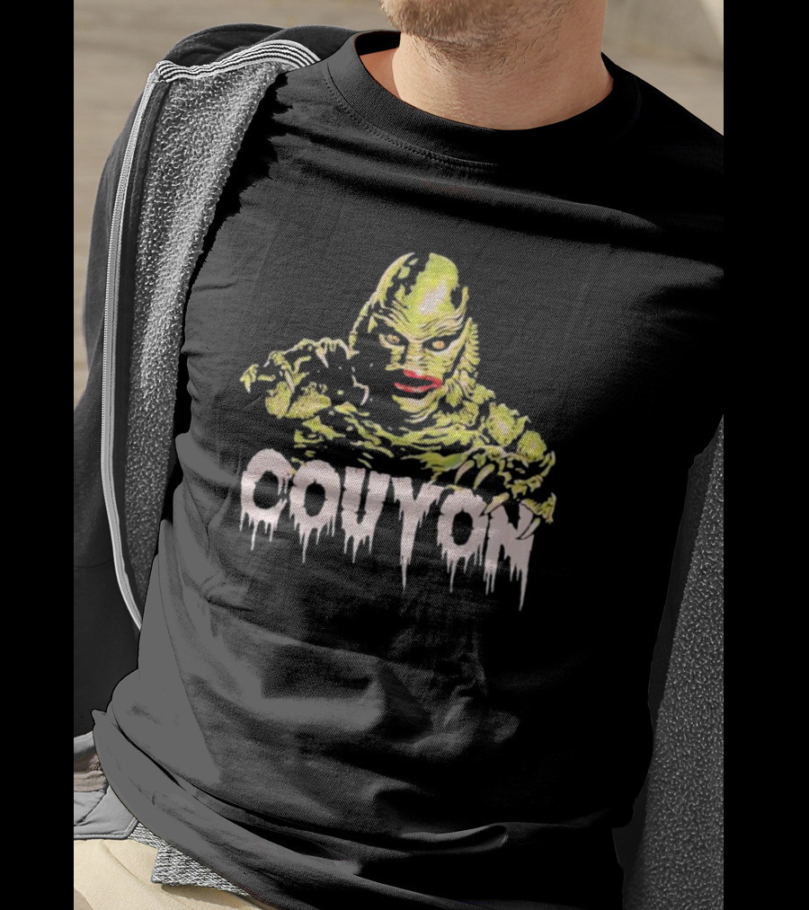 Couyon Cajun Monster From The Deep Swamp Creature T-Shirt