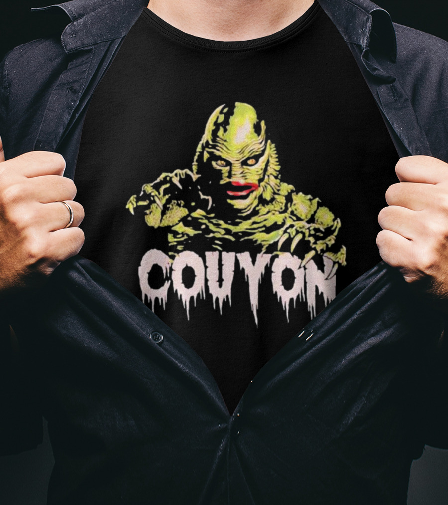 Couyon Cajun Monster From The Deep Swamp Creature T-Shirt
