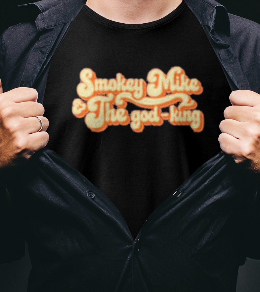 Dailywire Smokey Mike And The God-king Retro Script T-Shirt