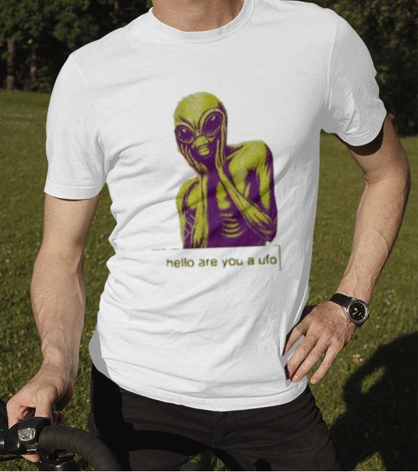 Dogecore Alien Hello Are You A UFO T-Shirt