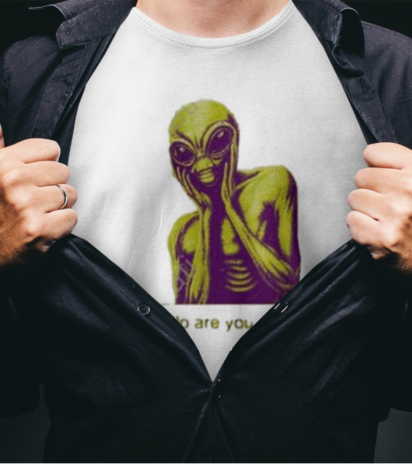 Dogecore Alien Hello Are You A UFO T-Shirt