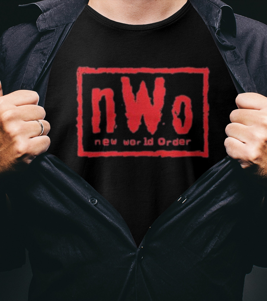 NWO New World Order Red Iconic Logo Youth 500 Level T-Shirt