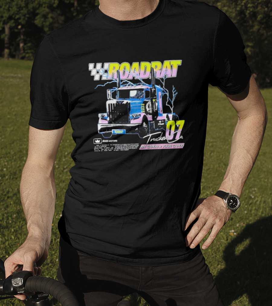 Roadrat Trucker 07 Ames Motors My Cargo Is Your Cargo T-Shirt