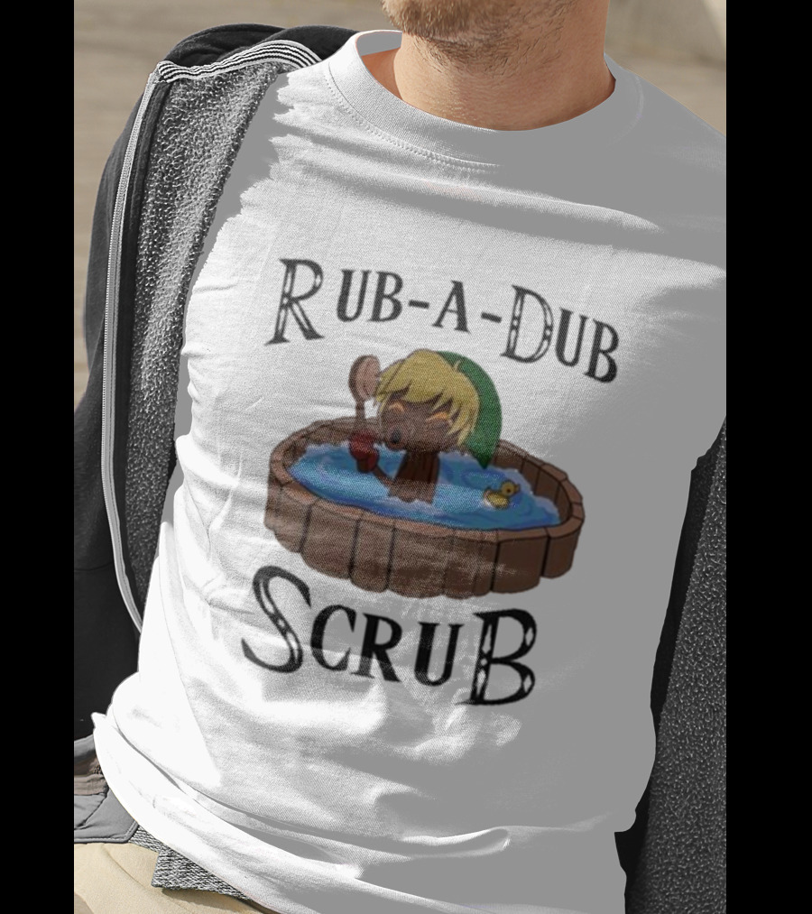 Rub-A-Dub Scrub Deku Tree Bath With Rubber Duck T-Shirt