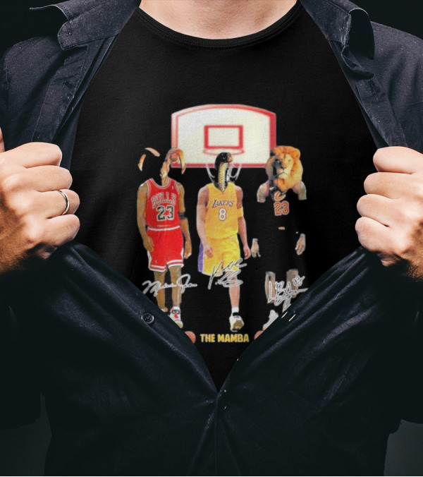 The Goat The Mamba The King Michael Jordan Kobe Bryant Lebron James Basketball Legends T-Shirt