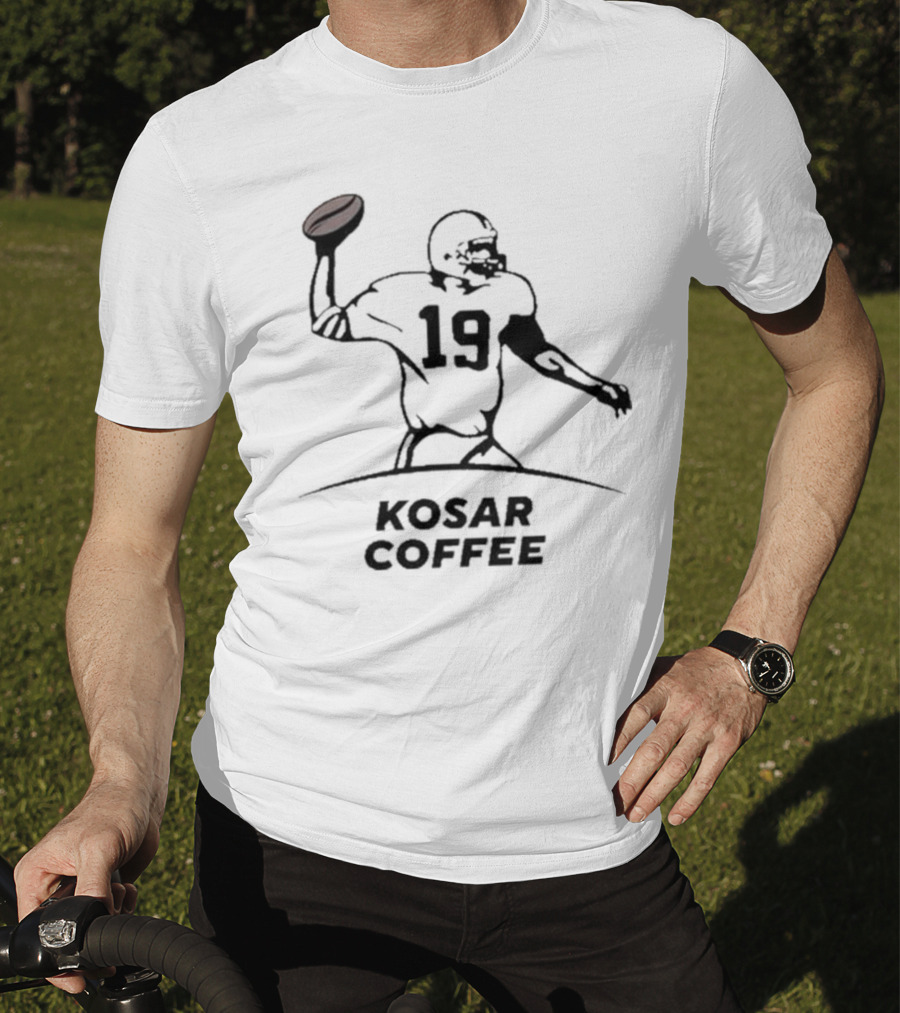 Bernie Kosar 19 Kosar Coffee Football Player T-Shirt