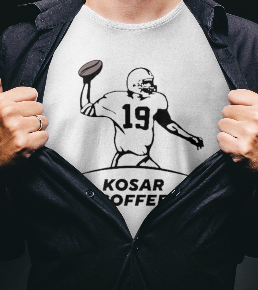 Bernie Kosar 19 Kosar Coffee Football Player T-Shirt
