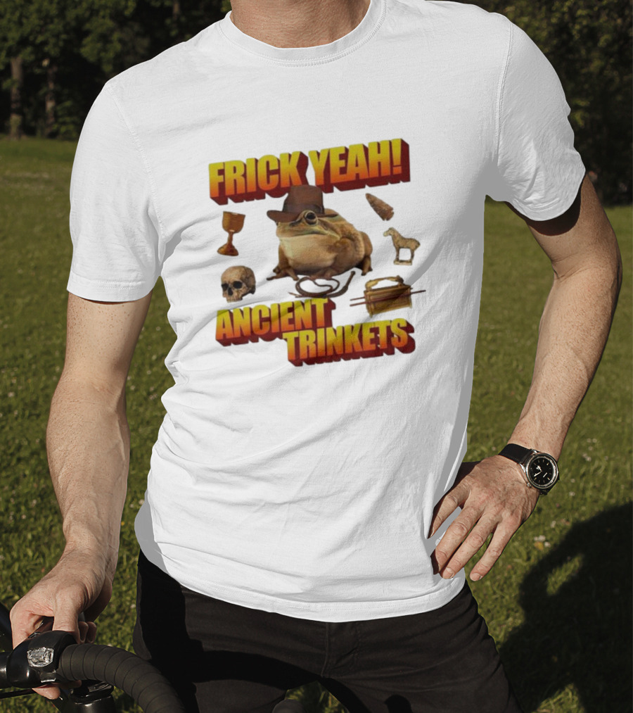 Frick Yeah Cowboy Frog Ancient Trinkets T-Shirt