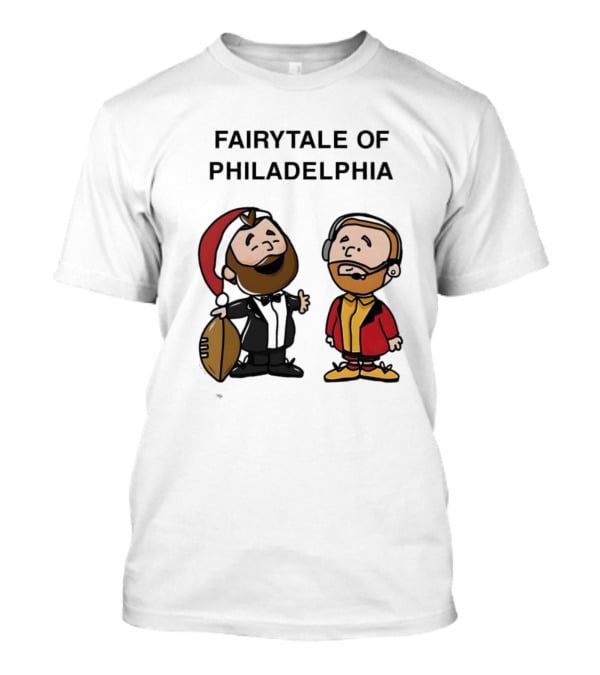 Fairytale Of Philadelphia Jason Kelce Travis Kelce Football Cartoon T-Shirt