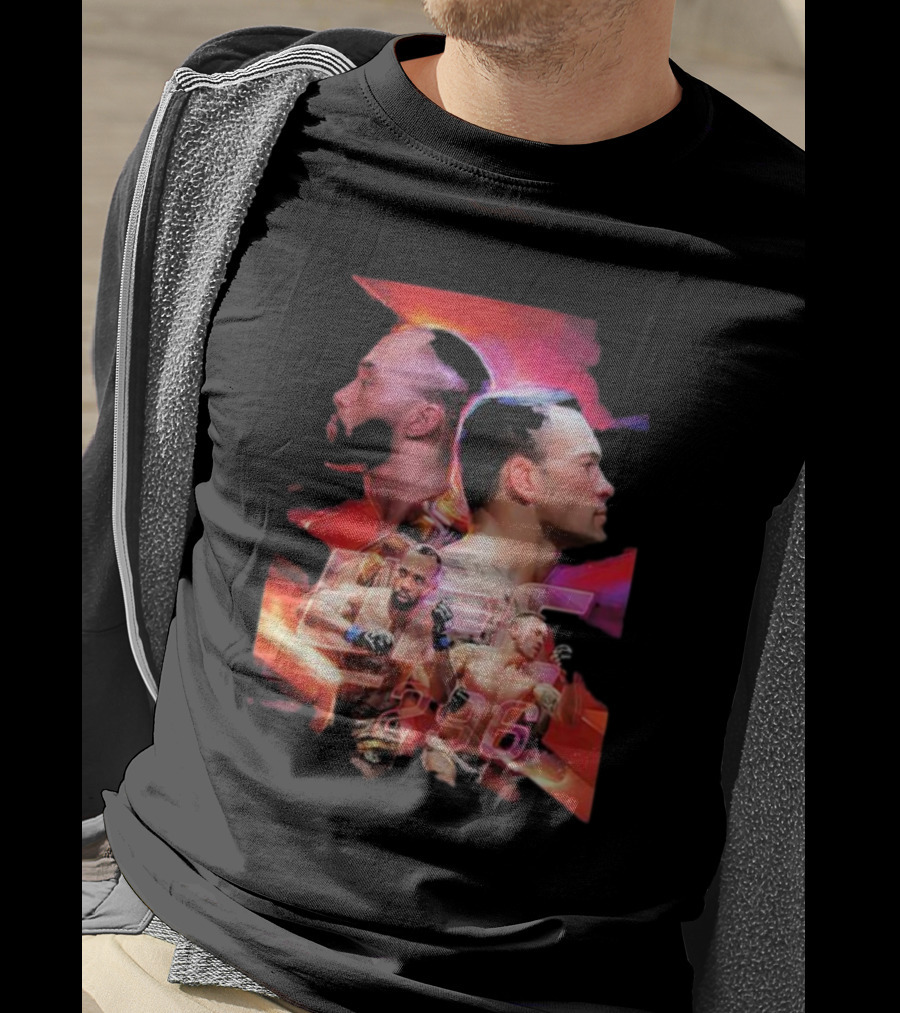 Men’s UFC 296 Fighter Portrait Series Dynamic Action T-Shirt
