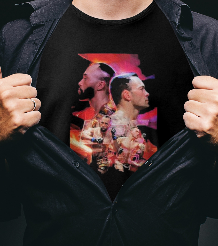 Men’s UFC 296 Fighter Portrait Series Dynamic Action T-Shirt