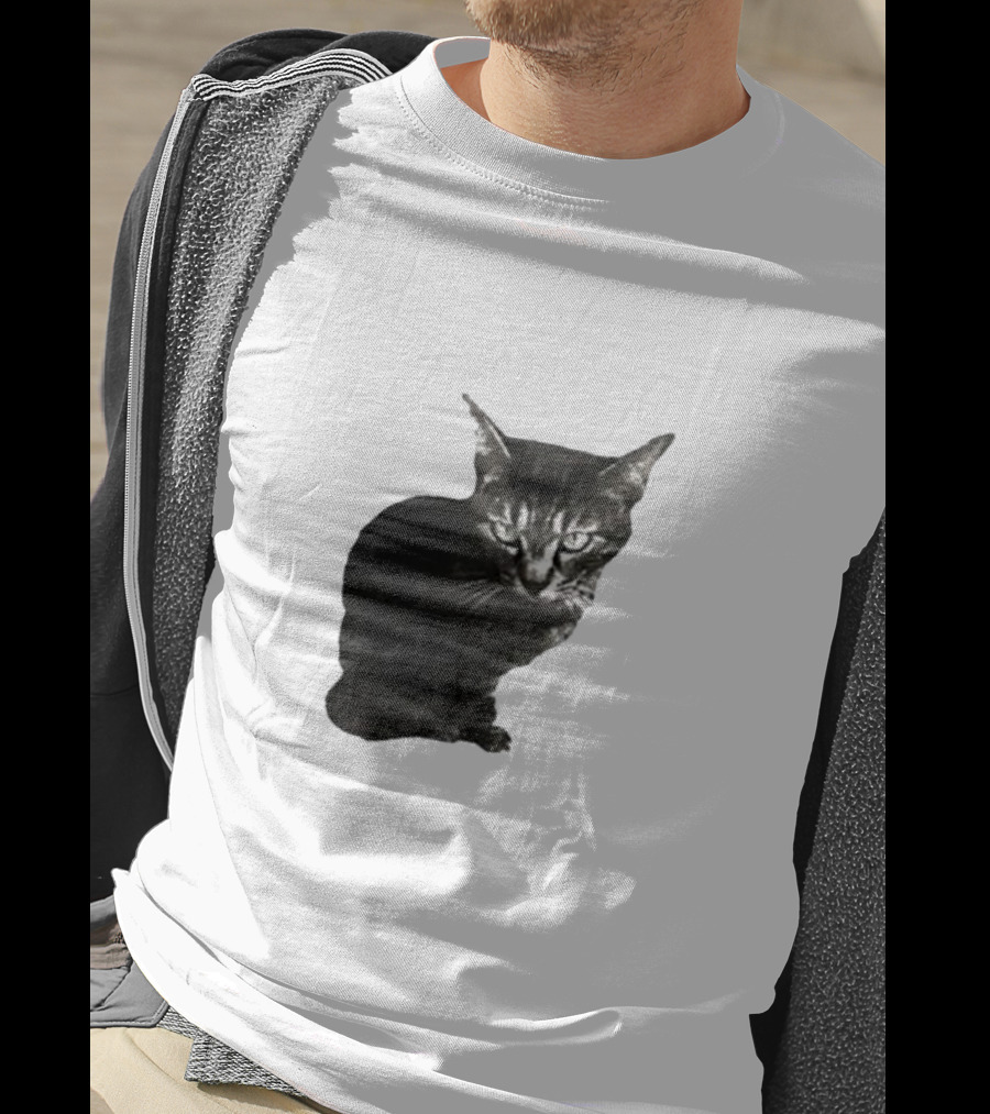 Smileymaya15 How Long Have I Been Here Kitten Cat Black Gray Tabby T-Shirt
