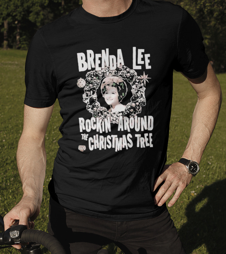 Brenda Lee Rockin’ Around The Christmas Tree Wreath T-Shirt