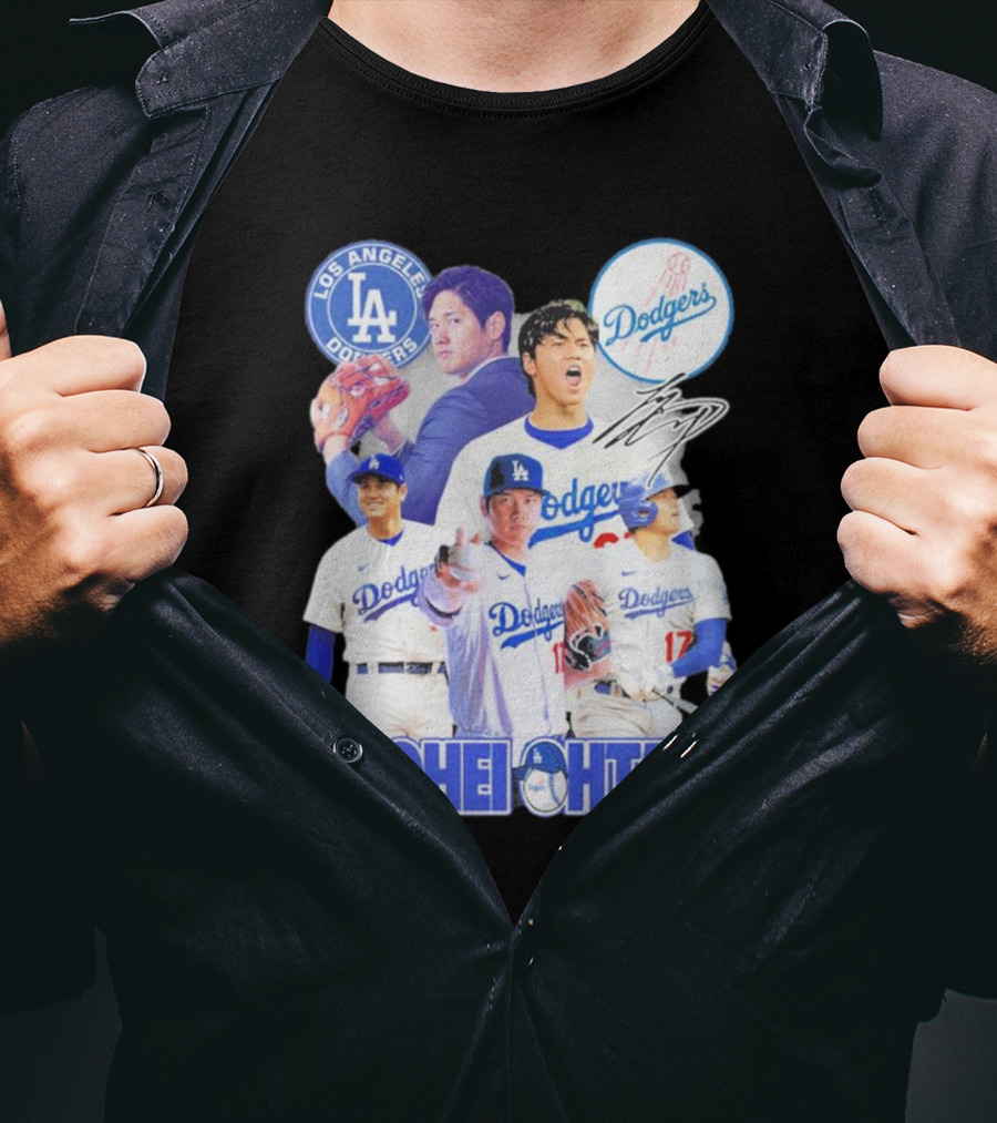 Los Angeles Dodgers Shohei Ohtani Dodger Stadium Arrival T-Shirt