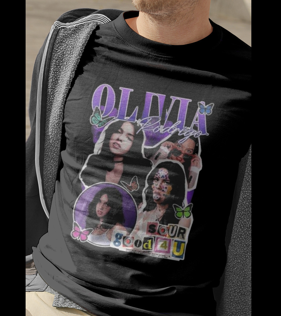 Olivia Rodrigo Sour Good 4 U Butterfly T-Shirt