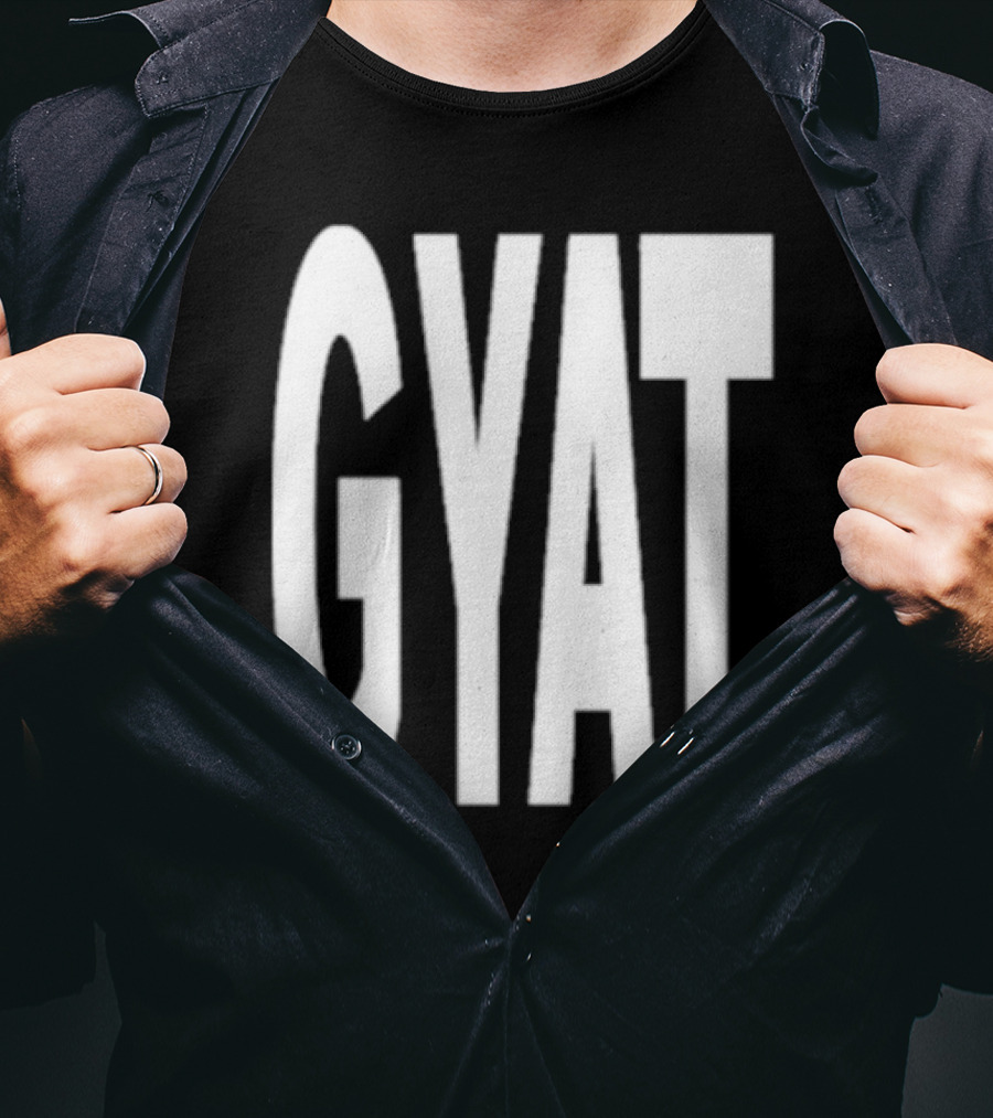 Revive Gyat Bold Statement Text White T-Shirt