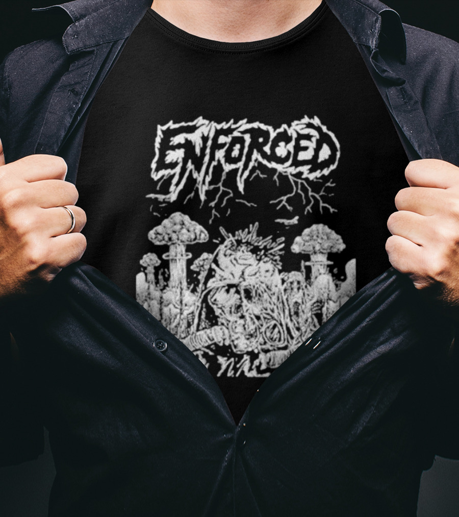 Enforced UXO Apocalyptic Skull Explosions T-Shirt