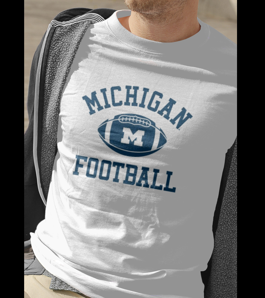 Michigan Football Vintage 1970s Inspiration Ringer T-Shirt