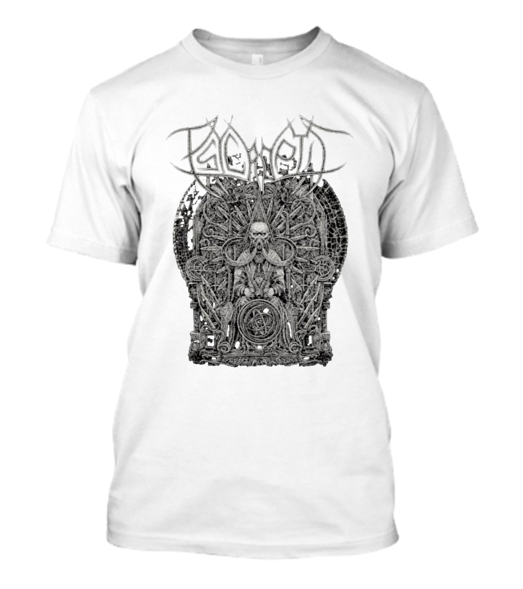 Psycroptic Intricate Skull Throne T-Shirt