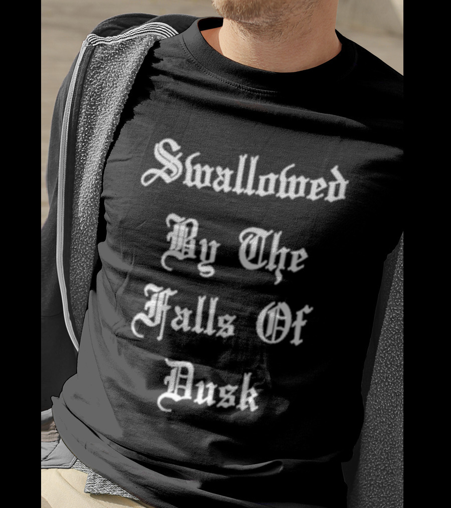 Swallowed By The Falls Of Dusk Darkness Journeys T-Shirt