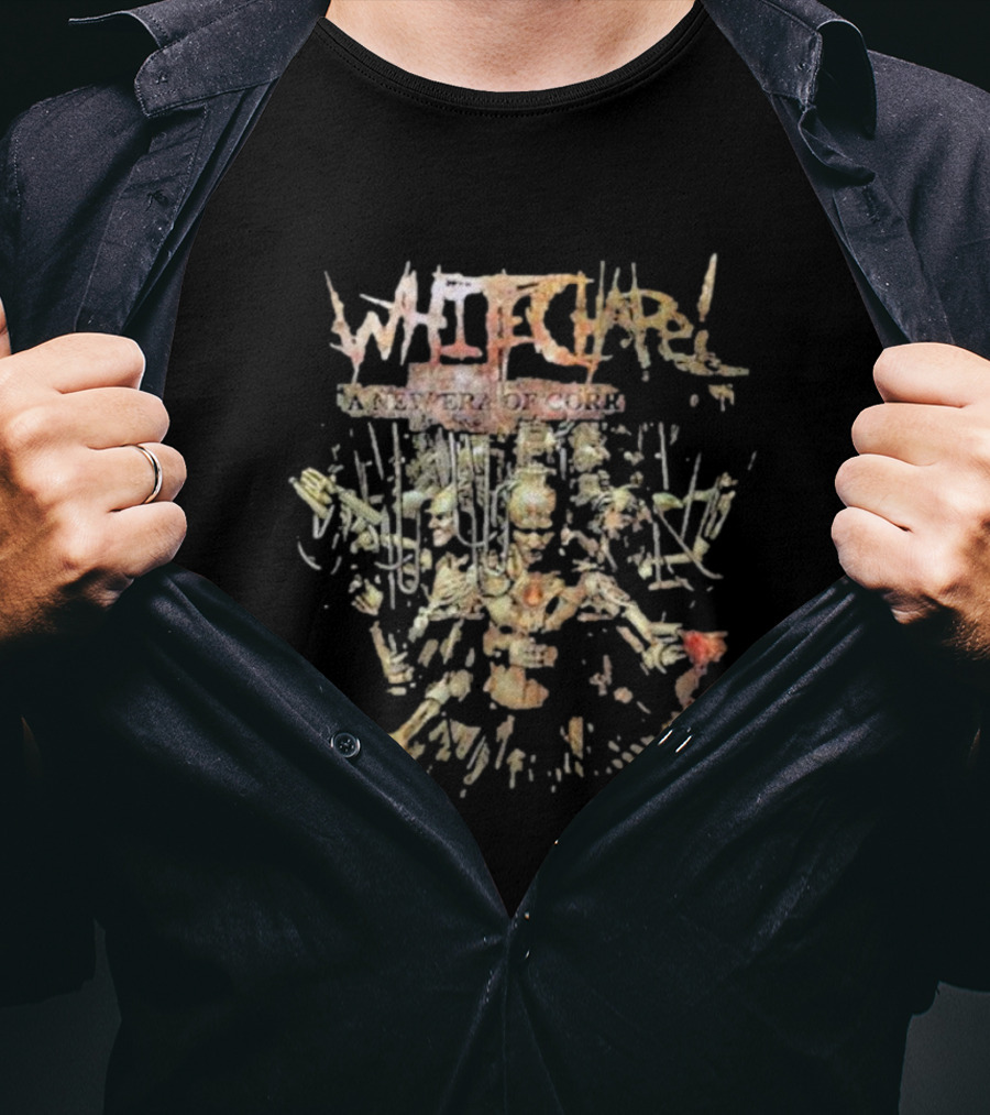 Whitechapel A New Era Of Corruption Mechanical Dystopia T-Shirt