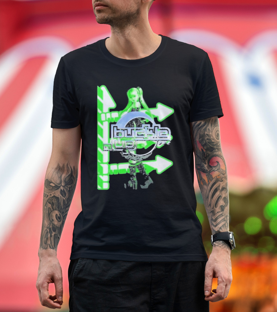 Buckle On Up Quality Spx6900 Green Arrows T-Shirt