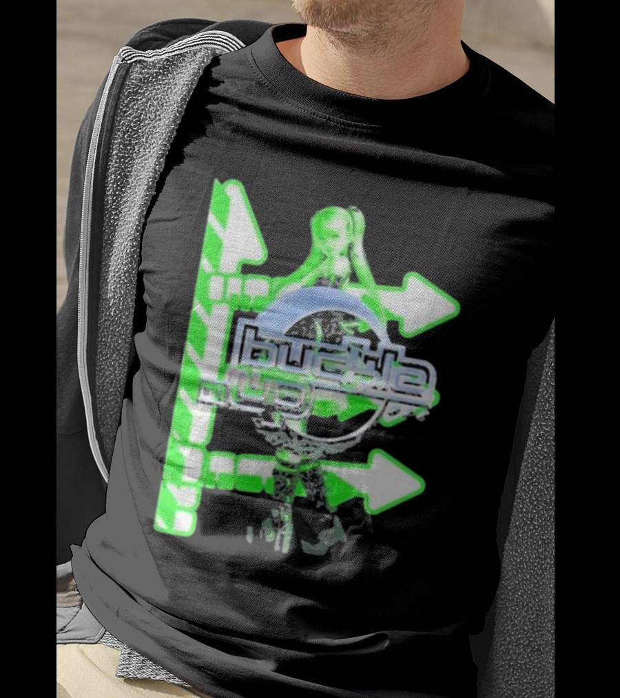 Buckle On Up Quality Spx6900 Green Arrows T-Shirt