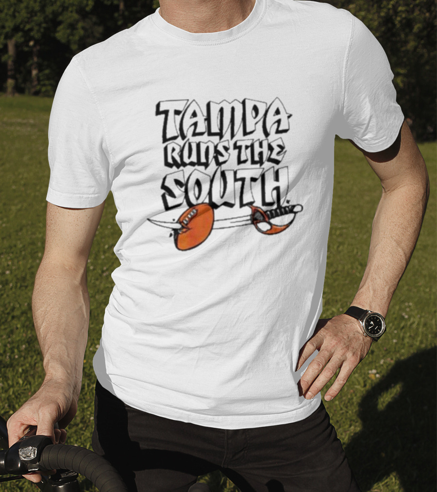 Tampa Runs The South Buccaneers Sword T-Shirt