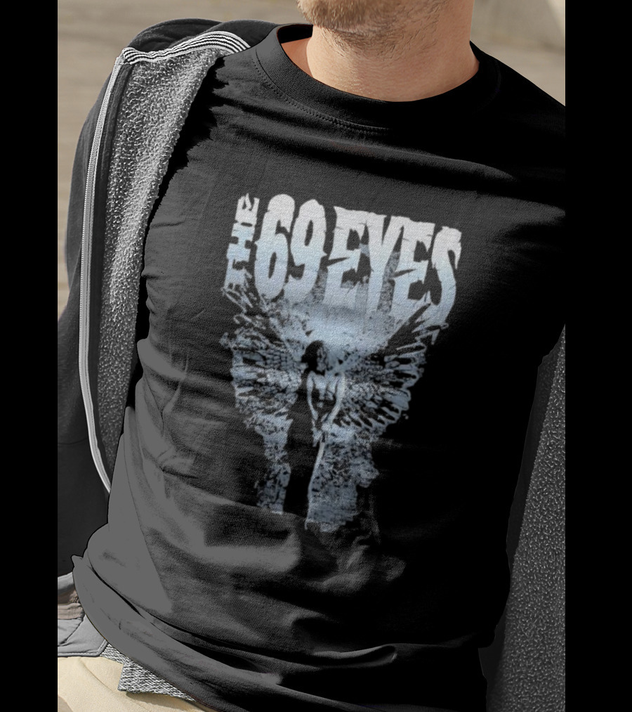 The 69 Eyes Wings Vintage Gothic Angelic T-Shirt