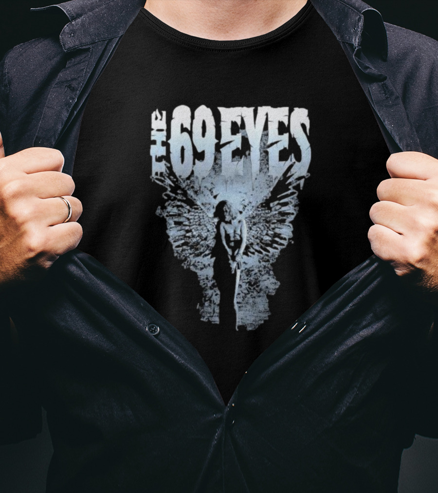 The 69 Eyes Wings Vintage Gothic Angelic T-Shirt